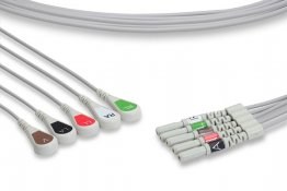 Philips Compatible 5 lead snap ECG Leadwire - M1644A