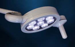 Medical Illumination MI-550 LED Exam Light dual ceiling mount