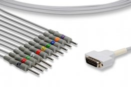 Marquette Compatible Direct-Connect EKG Cable needle